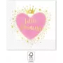 Procos servilletas de papel My Little Princess de 2 capas 33x33 cm, pack de 20, estampado multicolor de princesa (96478)