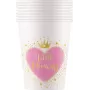 Procos Vasos de cartón My Little Princess 200 ml, pack de 8 96477