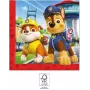 Procos Paw Patrol servilletas de papel de 2 capas, pack de 20, 33x33 cm, multicolor 95599
