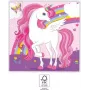 Procos Unicorn Rainbow Servilletas de papel de 2 capas pack de 20 (93760)