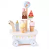 Promis LD04 Carrito de helados de madera de juguete para niños