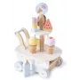 Promis LD04 Carrito de helados de madera de juguete para niños