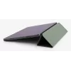 Funda para iPad Air 13 (2024/2025) – funda tipo folio de piel vegana color antracita con soporte, cierre magnético, compatibilidad con Apple Pencil, protección militar antichoque
