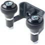 PSG 60.022.7016 Estribo superior de guía de puerta para puertas correderas, rodillos de 42 mm, gris antracita RAL7016