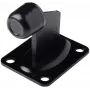 PSG 60.038.9005 Tope de puerta, negro RAL 9005, goma, 60 mm de diámetro, 38 mm de altura