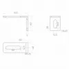 PSG 60.041.7016 soporte angular para rodillos guía 100x60mm gris antracita RAL7016
