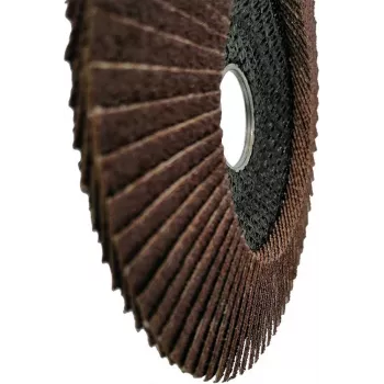 PSG Star Flex STAL T29 125-22 disco de láminas, grano 80, corindón de circonio, cónico, agujero 22,23 mm, para acero e inoxidable