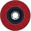 PSG Star Flex T29 SG INOX disco de láminas cerámico 125 mm, agujero 22,23 mm, grano P60, cónico tipo 29, para acero inoxidable