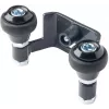 PSG soporte de guía superior 60 mm para puertas correderas, 2 rodillos, antracita RAL 7016 (60.023.7016)