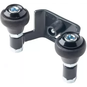PSG soporte de guía superior 60 mm para puertas correderas, 2 rodillos, antracita RAL 7016 (60.023.7016)