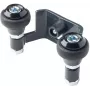 PSG soporte de guía superior 60 mm para puertas correderas, 2 rodillos, antracita RAL 7016 (60.023.7016)