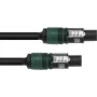 PSSO cable de altavoz Speakon 4x2,5 mm² 0,5 m negro 30227928