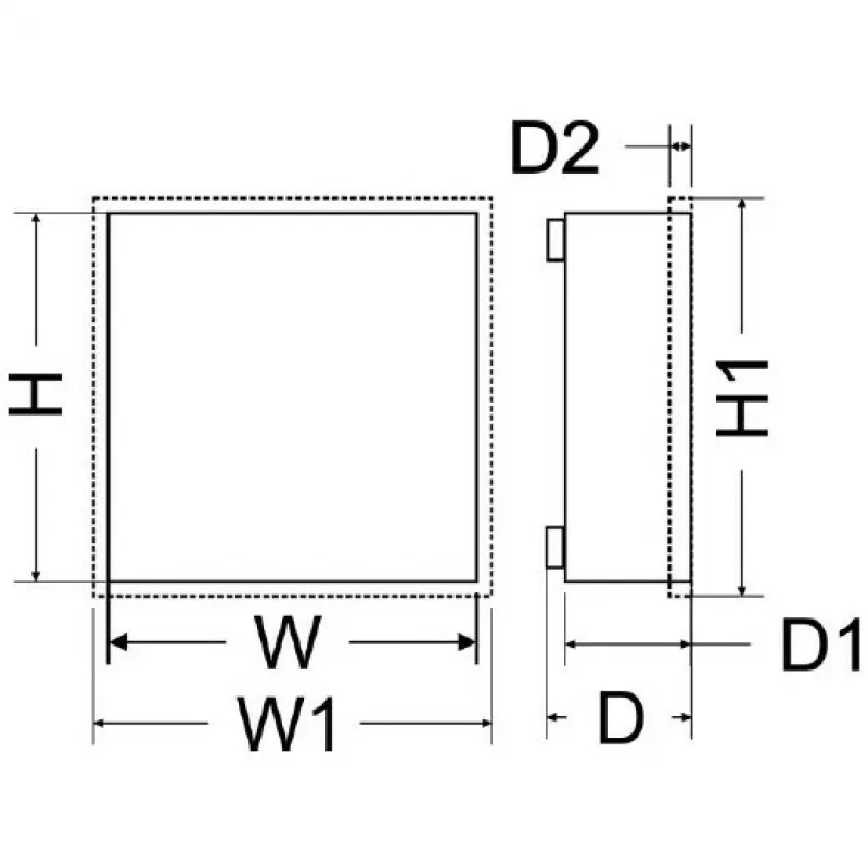 Carcasa de alarma Pulsar AWO000/CA-4,5,6