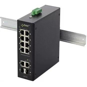 PULSAR ISFG108 Switch Industrial PoE (8xPoE, 2x SFP, no gestionado, 240W)