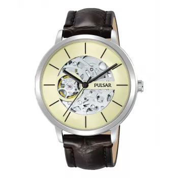 Reloj analógico de cuarzo de hombre Pulsar P8A005X1 42 mm acero inoxidable esfera azul