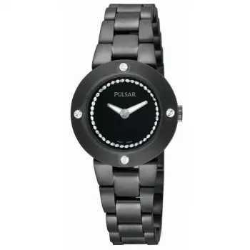 Pulsar PTA407X1 reloj mujer cuarzo analógico 27 mm acero inoxidable esfera plateada