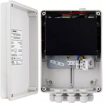PULSAR SG64H Switch de 6 puertos con fuente de alimentación para 4 cámaras IP en carcasa hermética