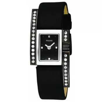 Pulsar Reloj de cuarzo analógico para mujer PEGD11X1 22mm acero inoxidable esfera blanca