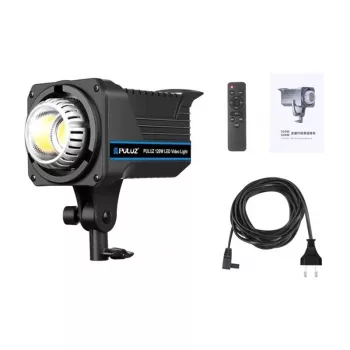 Luz de estudio LED Puluz de 120 W con control de temperatura de color y mando a distancia