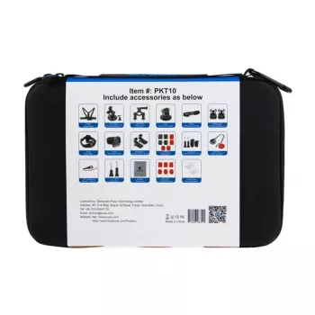 PULUZ Set completo de accesorios 45 en 1 PKT10