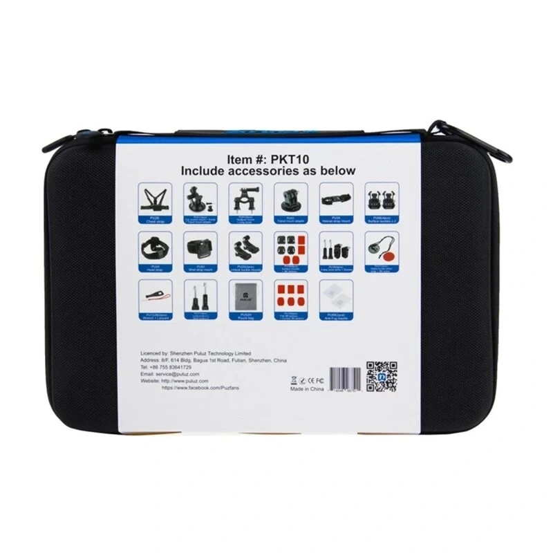 PULUZ Set completo de accesorios 45 en 1 PKT10