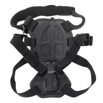PULUZ Arnés de pecho para perros para cámaras de acción (GoPro, Insta360, DJI Action) - negro