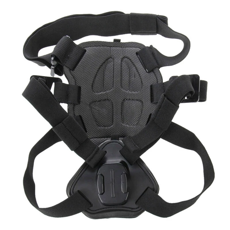 PULUZ Arnés de pecho para perros para cámaras de acción (GoPro, Insta360, DJI Action) - negro