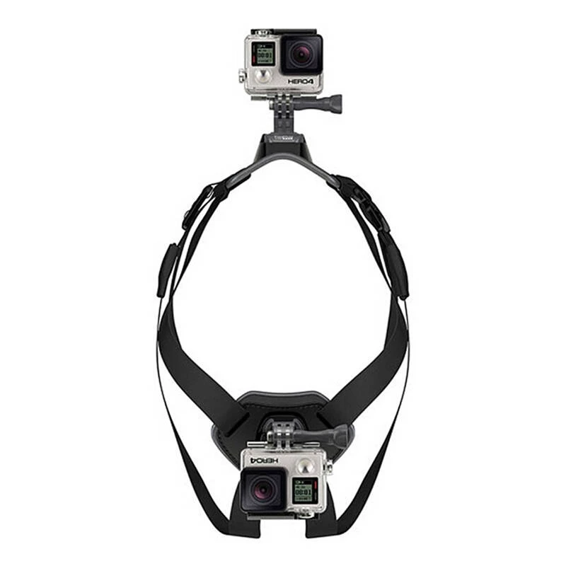 PULUZ Arnés de pecho para perros para cámaras de acción (GoPro, Insta360, DJI Action) - negro