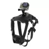 PULUZ Arnés de pecho para perros para cámaras de acción (GoPro, Insta360, DJI Action) - negro