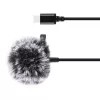 PULUZ Micrófono Jack Tie con clip PU425 1,5m USB-C