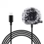 PULUZ Micrófono Jack Tie con clip PU425 1,5m USB-C