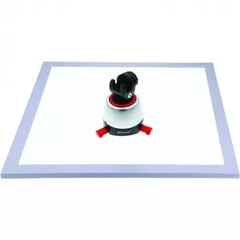 PULUZ Panel de luz LED para fotografía, sin sombras, 34,7 x 34,7 cm
