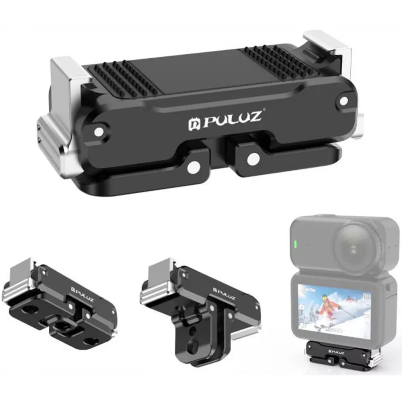 PULUZ Soporte magnético de metal para DJI Osmo Pocket 2 (negro)