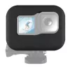 PULUZ Carcasa con marco protector para GoPro HERO12/11/10/9 negra – Diseño abierto, soportes de zapata en frío, montaje a presión