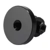PULUZ PU145B Adaptador de soporte para cámara de acción de aleación de aluminio CNC con rosca de trípode de 1/4 de pulgada, negro