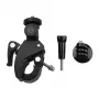 PULUZ PU177B Soporte de manillar para cámaras de acción, ajustable 360°, rosca de trípode (Negro)