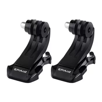 PULUZ PU20 Soporte J-Hook para cámaras de acción (DJI, GoPro, Insta360) pack de 2