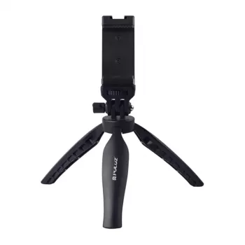 PULUZ PU600B Trípode de mesa (negro) - Trípode compacto con rótula para smartphones y cámaras