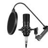 PULUZ PU612B micrófono de condensador para estudio y broadcast