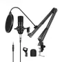 PULUZ PU612B micrófono de condensador para estudio y broadcast