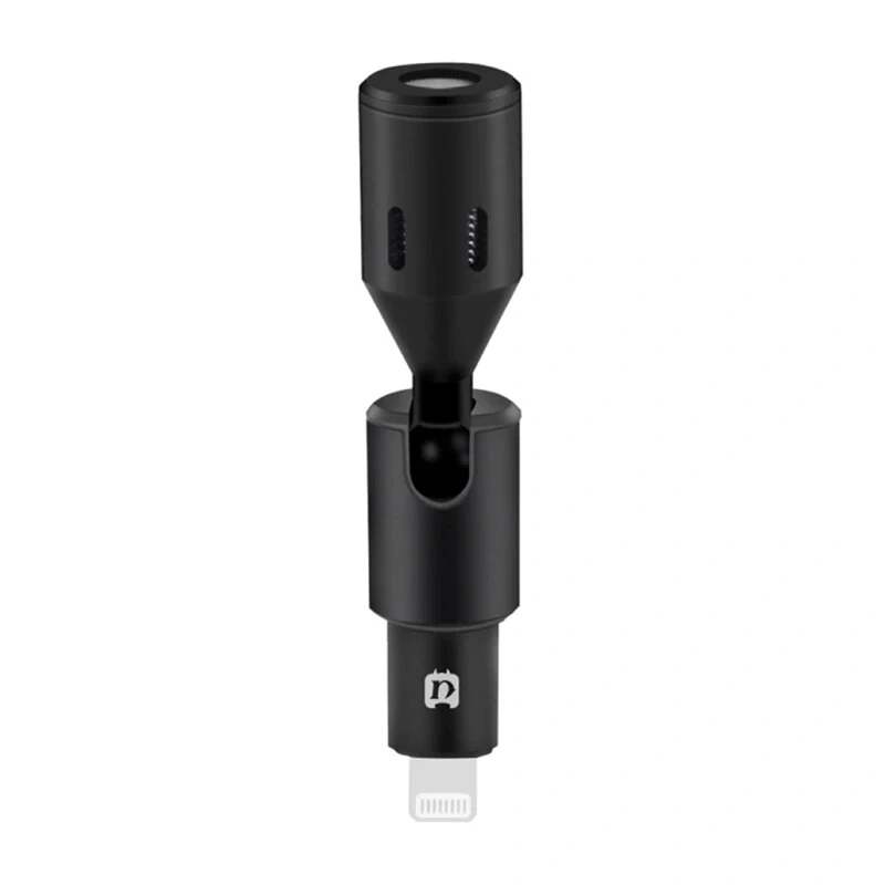 PULUZ PU615B micrófono de condensador Lightning con patrón omnidireccional para dispositivos iOS