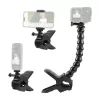PULUZ PU740B Soporte ajustable para cámaras de acción con pinza