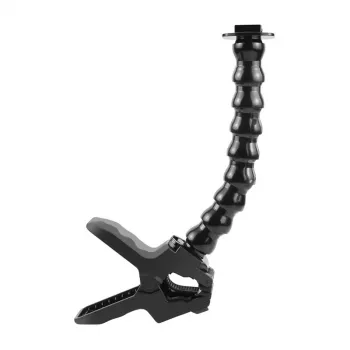 PULUZ PU740B Soporte ajustable para cámaras de acción con pinza