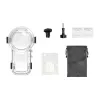 PULUZ PU760T carcasa sumergible (60 m) con soporte de cierre rápido para Insta360 X5 (transparente)