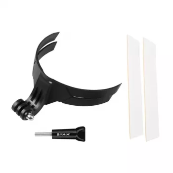 PULUZ PU847B Correa de barbilla para casco (negro) – Soporte universal estilo GoPro para cámaras de acción