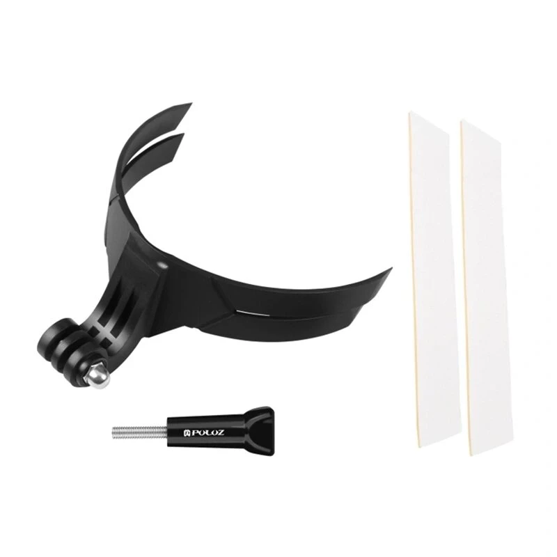 PULUZ PU847B Correa de barbilla para casco (negro) – Soporte universal estilo GoPro para cámaras de acción