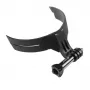 PULUZ PU847B Correa de barbilla para casco (negro) – Soporte universal estilo GoPro para cámaras de acción