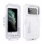 PULUZ PU9010W funda impermeable para iPhone – carcasa subacuática 45 m, blanca