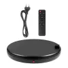 PULUZ Soporte giratorio de exposición con toma de corriente 45 cm (negro)