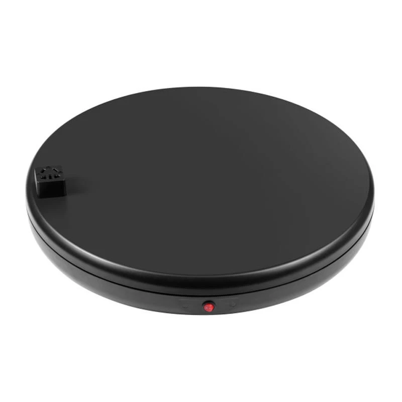 PULUZ Soporte giratorio de exposición con toma de corriente 45 cm (negro)